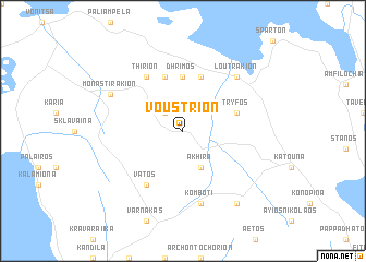 map of Voústrion