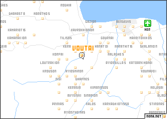 map of Voútai