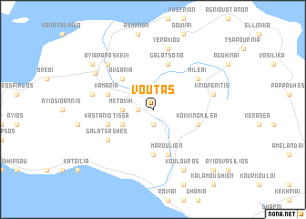 map of Voutás