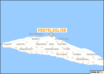 map of Voûte lʼÉglise