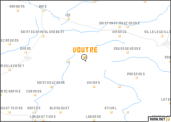 map of Voutré