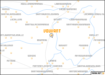 map of Vouvant