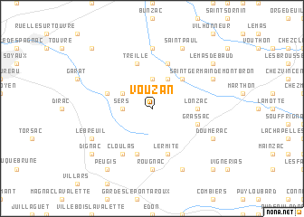 map of Vouzan