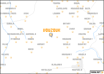 map of Vouzouk