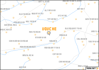 map of Vovche