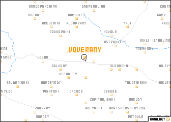 map of Voverany