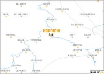 map of Vovnichi