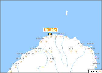 map of Vovosi