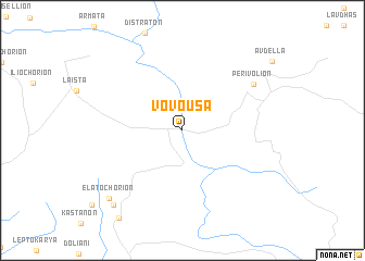 map of Vovoúsa