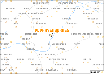map of Vovray-en-Bornes
