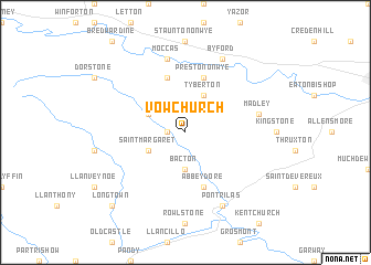 map of Vowchurch