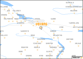map of Voxäng