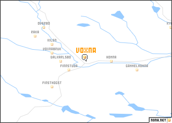 map of Voxna