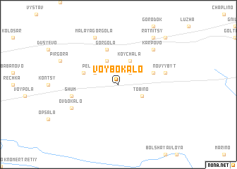 map of Voybokalo