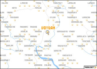 map of Voy Ðam