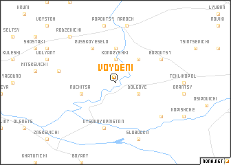 map of Voydeni