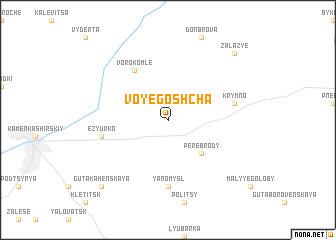 map of Voyegoshcha