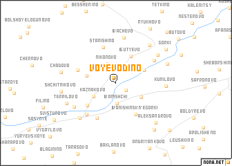 map of Voyevodino