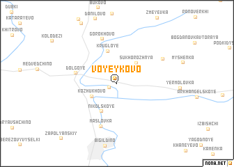 map of Voyeykovo