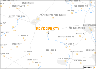 map of Voykovs\