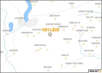 map of Voylovo