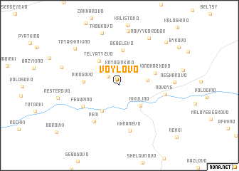 map of Voylovo