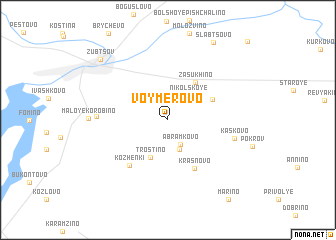 map of Voymerovo