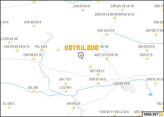 map of Voynilovo