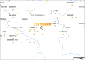 map of Voynishka