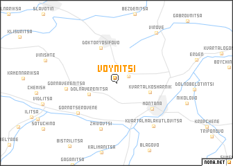 map of Voynitsi