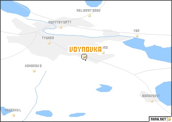 map of Voynovka