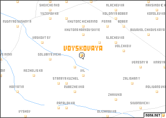 map of Voyskovaya