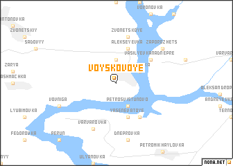 map of Voyskovoye