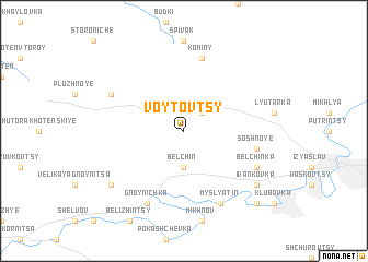 map of Voytovtsy