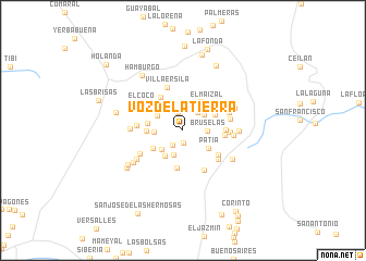 map of Voz de La Tierra