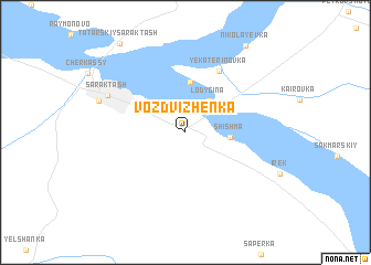 map of Vozdvizhenka