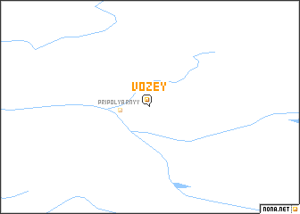 map of Vozey