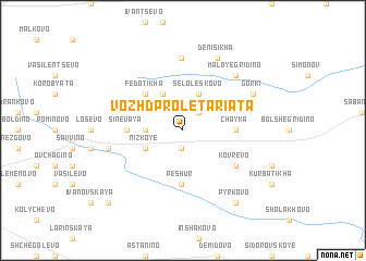 map of Vozhd\