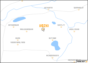 map of Vozki