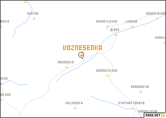 map of Voznesenka