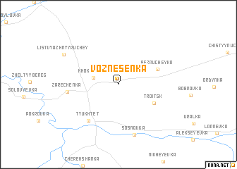 map of Voznesenka