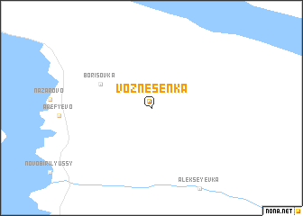 map of (( Voznesenka ))