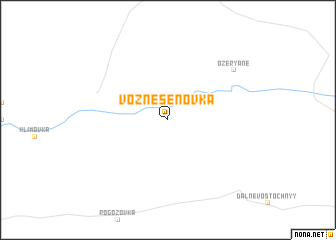 map of Voznesenovka