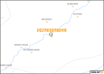 map of Voznesenovka