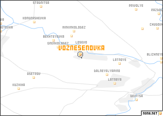 map of Voznesenovka