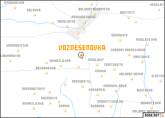 map of Voznesenovka