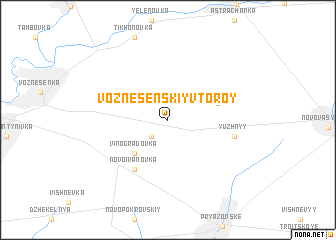 map of Voznesenskiy Vtoroy