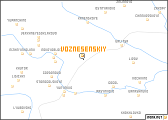 map of Voznesenskiy