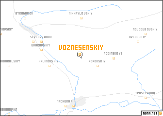 map of Voznesenskiy