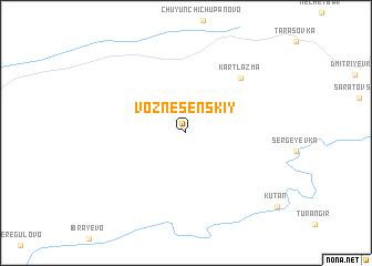 map of Voznesenskiy